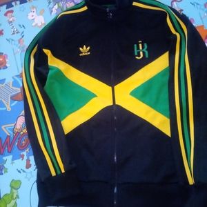 Adidas men's XL Rasta kingston jamaica jacket